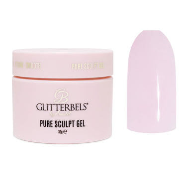 Glitterbels Pure Sculpt Pink Marble Hard Gel 30g