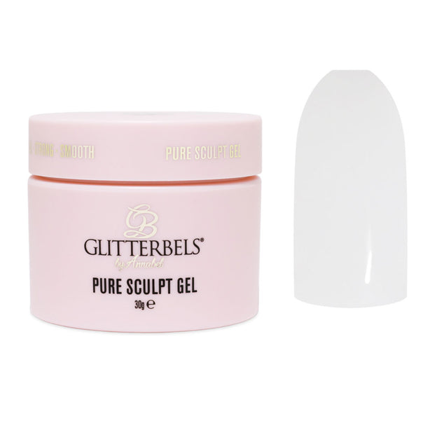 Glitterbels Pure Sculpt Ivory Veil Hard Gel 30g