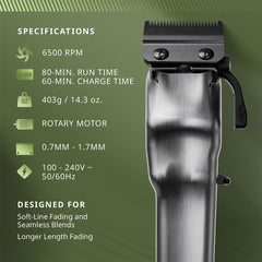 WAHL Legend + Olive Clipper Kit