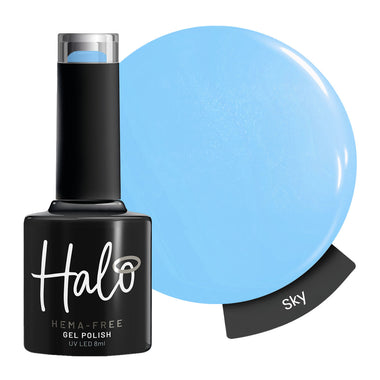 Halo Hema Free Gel Polish Blue Sky 8ml The Garden Party Collection