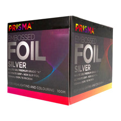 Prisma Embossed Silver Foil 120mm x 100m
