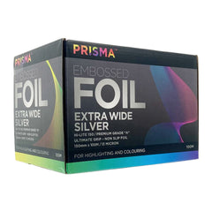 Prisma Embossed Silver Extra Wide Foil 150mm x 100m