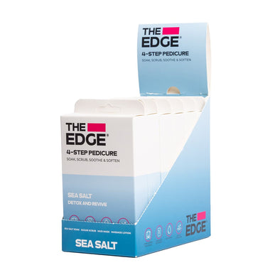 The Edge 4 Step Pedicure Sea Salt Pack of 6