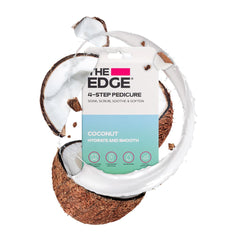 The Edge 4 Step Pedicure Coconut Pack of 6