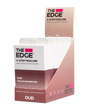 The Edge 4 Step Pedicure Oud Pack of 6