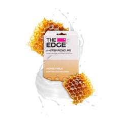 The Edge 4 Step Pedicure Honey Milk Pack of 6