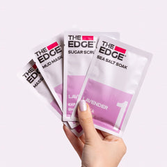 The Edge 4 Step Pedicure Lavender Pack of 6