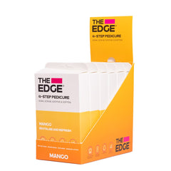 The Edge 4 Step Pedicure Mango Pack of 6