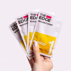 The Edge 4 Step Pedicure Mango Pack of 6