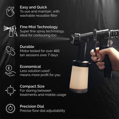 Sienna X True Spray TS700 Spray Tan Machine and Gun