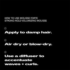 Sebastian Professional Mousse Forte Strong Hold Volumising Mousse 200ml