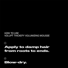 Sebastian Professional Volupt Thickify Volumising Mousse 190ml