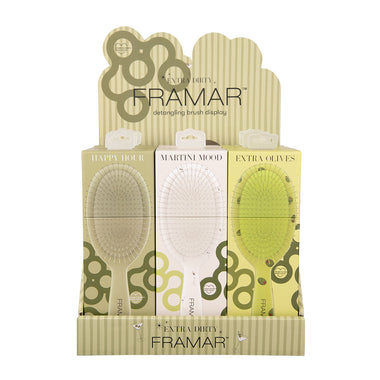 Framar Extra Dirty Detangle Brush Display x 9