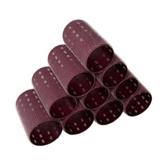 Hello Bleach Burgundy Large/X Large Thermal Hair Rollers Set x 10