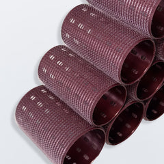Hello Bleach Burgundy Large/X Large Thermal Hair Rollers Set x 10