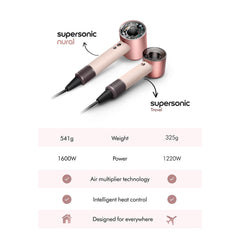 Dyson Supersonic Travel™ Hair Dryer Ceramic Pink/Rose Gold