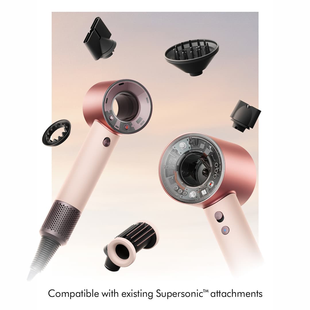 Shop Dyson Supersonic Travel™ Hair Dryer Ceramic Pink/Rose Gold
