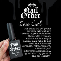 Nail Order Base Coat TPO & Hema Free 15g
