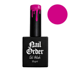 Nail Order Magenta Gel Polish TPO & Hema Free 15g