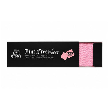 Nail Order Pink Lint Free Wipes Pack of 325