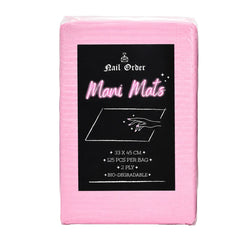 Nail Order Pink Disposable Mani Mats Pack of 125