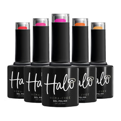 Halo Hema Free Gel Polish Summer Nights Collection x 6