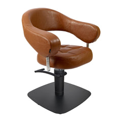 Lotus Corby Brown Styling Chair Quad Black Base