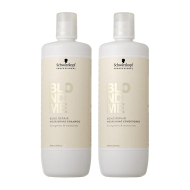 BLONDME Bond Repair Nourishing Shampoo & Conditioner 1000ml Schwarzkopf