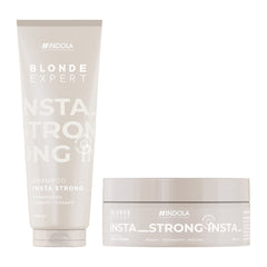 BLONDE EXPERT Care InstaStrong Shampoo 250ml & Treatment 200ml by Indola