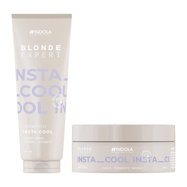 BLONDE EXPERT Care InstaCool Shampoo 250ml & Treatment 200ml by Indola