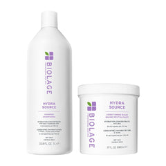 Biolage Hydrasource Shampoo 1000ml & Conditioning Balm 1080ml