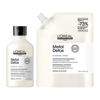 Serie Expert METAL DETOX Shampoo 300ml & Refill 500ml by L'Oréal Professionnel