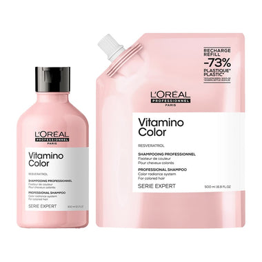 Serie Expert Vitamino Color Shampoo 300ml & Refill 500ml by L'Oréal Professionnel