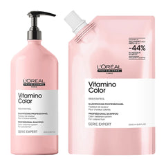Serie Expert Vitamino Color Shampoo 1500ml & Refill 1000ml by L'Oréal Professionnel