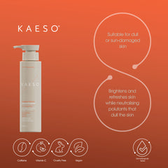 KAESO Vitamin C+ Energising Cleanser 195ml