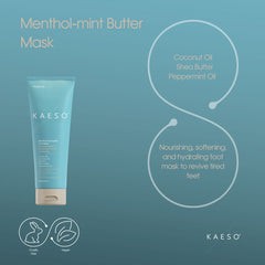 KAESO Pedicure Menthol-Mint Butter Mask 250ml