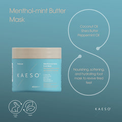 KAESO Pedicure Menthol-Mint Butter Mask 450ml