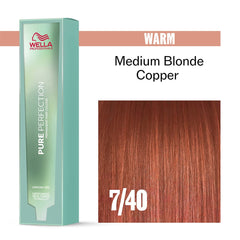 Wella Professionals Pure Perfection 60ml 7/40 Medium Blonde Copper
