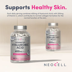NeoCell® Advanced Hyaluronic Acid 400mg 90 Capsules
