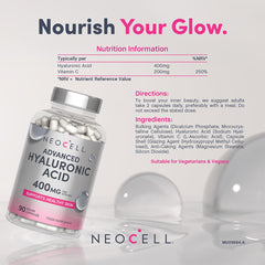 NeoCell® Advanced Hyaluronic Acid 400mg 90 Capsules