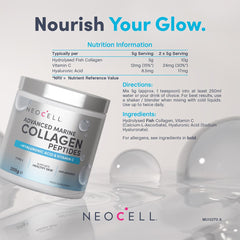 NeoCell® Advanced Marine Collagen Peptides Powder 200g