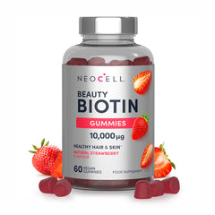 NeoCell® Beauty Biotin 10,000ug 60 Vegan Gummies
