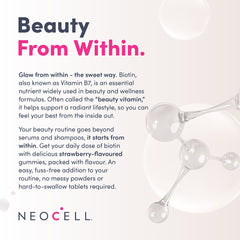 NeoCell® Beauty Biotin 10,000ug 60 Vegan Gummies