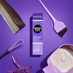 Matrix SoColor Extra Pre-Bonded Permanent Hair Colour 504AB 90ml