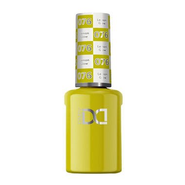 DND Pure Gel Polish Lemon Glow 076 15ml HEMA & TPO Free