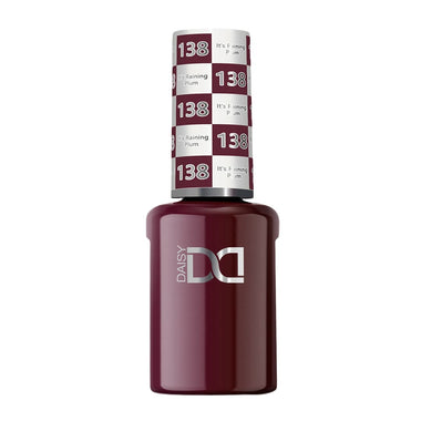 DND Pure Gel Polish It's Raining Plum 138 15ml HEMA & TPO Free