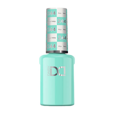 DND Pure Gel Polish Aqua Baby 244 15ml HEMA & TPO Free