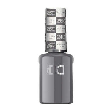 DND Pure Gel Polish M.I.T. Silver Steel 260 15ml HEMA & TPO Free