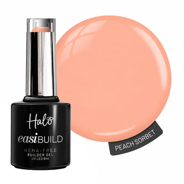 Halo Hema Free EasiBuild Builder Gel Peach Sorbet 8ml