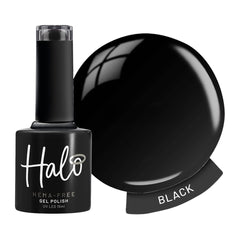 Halo Hema Free Gel Polish Black 15ml